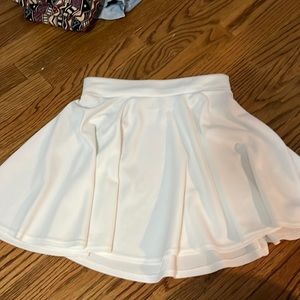 White skirt